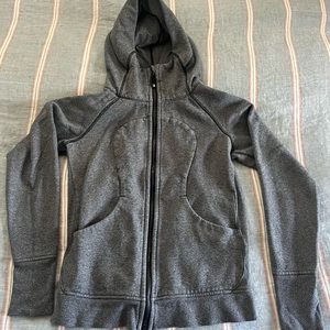 Lululemon gray zip up hoodie